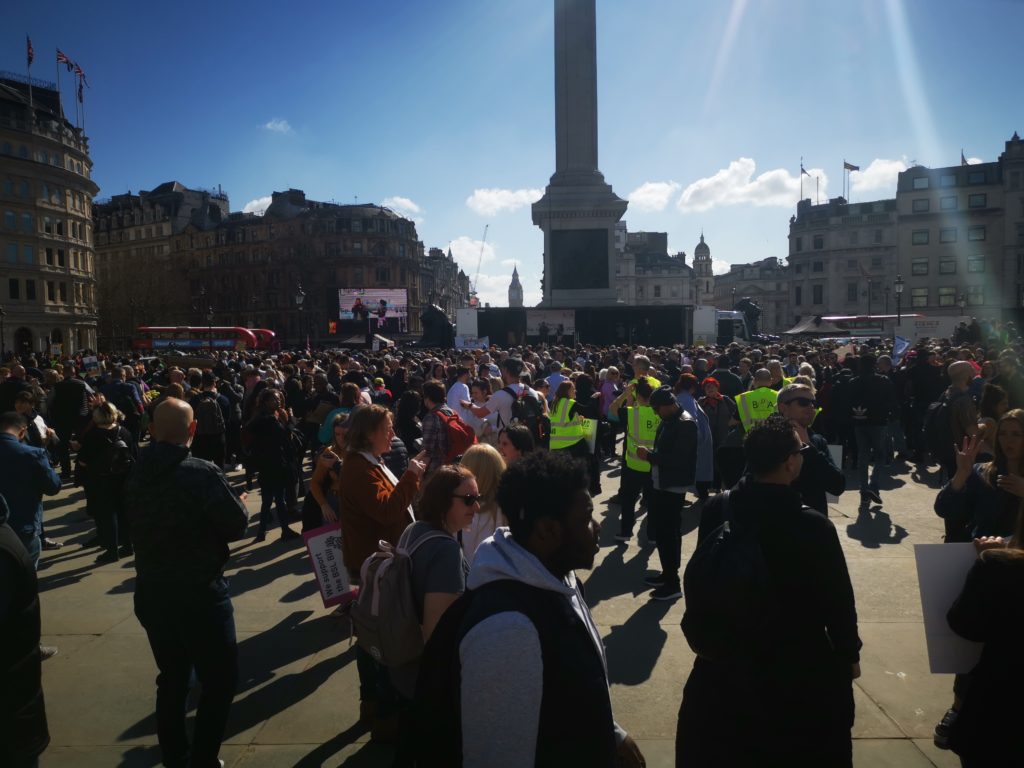 BSL Rally at Trafalgar Square