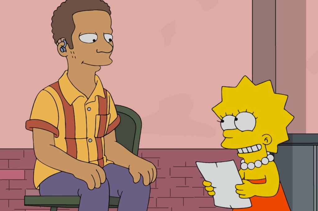 The Simpsons featuring Amerian Sign Language