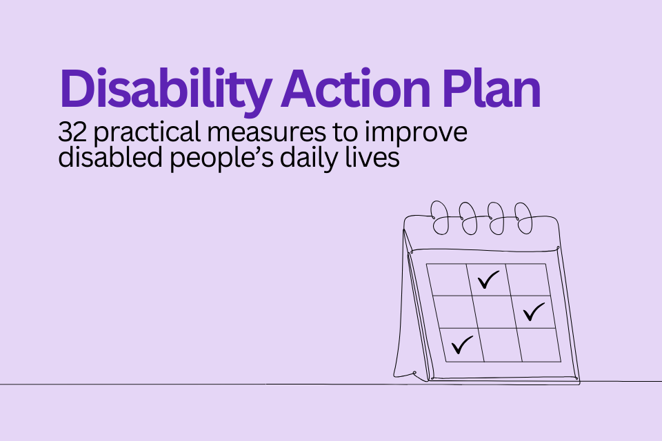 Disability Action plan image: 32 practical measures to improve disabled people's daily lives